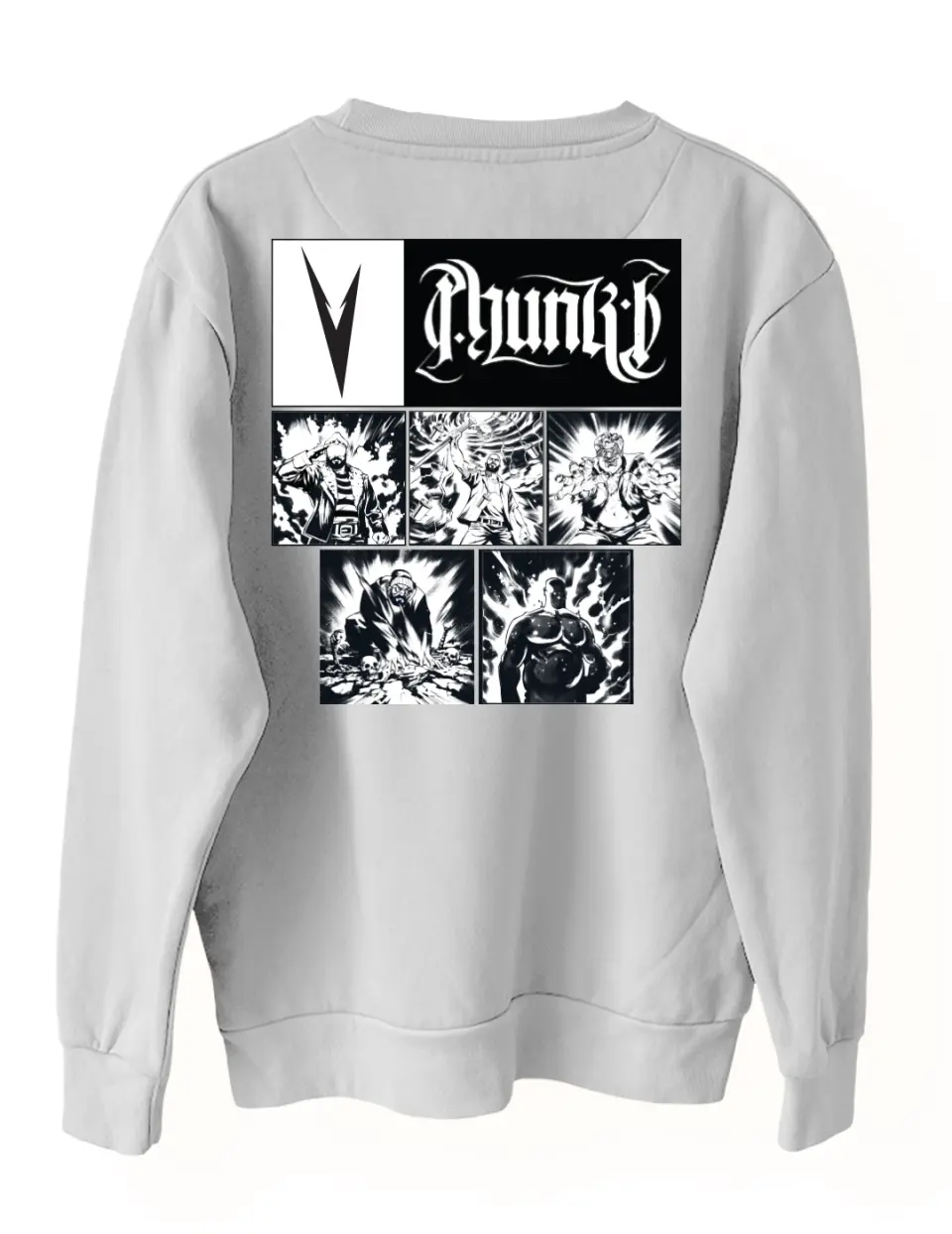 Bluza Premium_Phunk B_Comic pannel_spate_alb.jpg